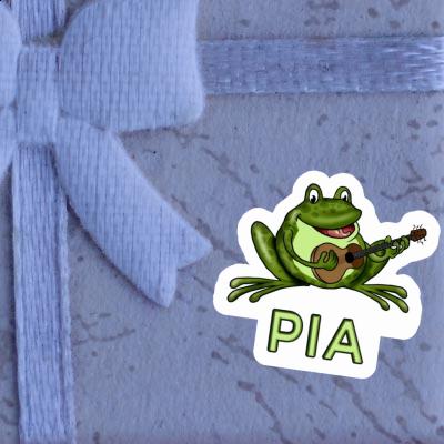 Pia Sticker Guitar Frog Laptop Image