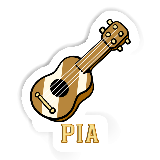 Guitar Sticker Pia Laptop Image