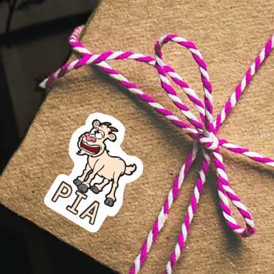 Sticker Goat Pia Notebook Image