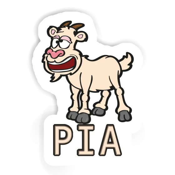 Sticker Goat Pia Gift package Image