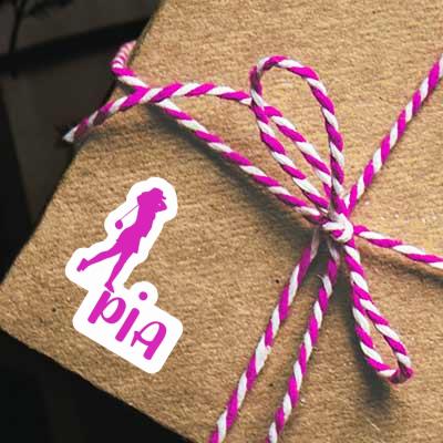 Pia Sticker Golfer Gift package Image