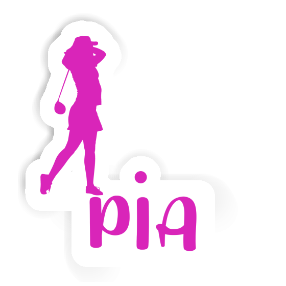 Pia Sticker Golfer Gift package Image