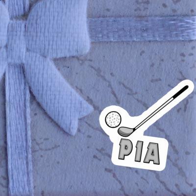 Pia Sticker Golf Club Laptop Image