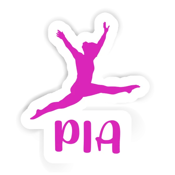 Sticker Pia Gymnast Laptop Image