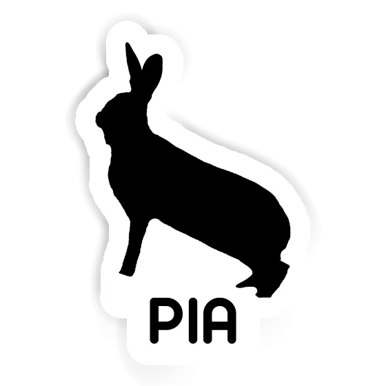 Sticker Rabbit Pia Notebook Image