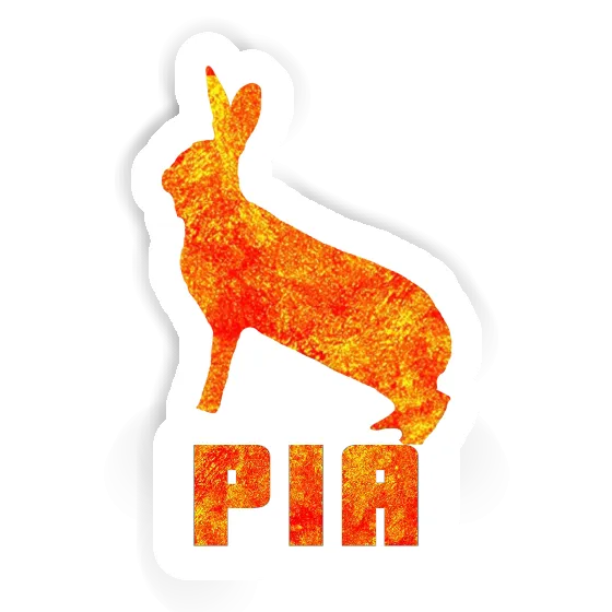 Sticker Pia Rabbit Notebook Image