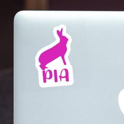 Sticker Rabbit Pia Notebook Image