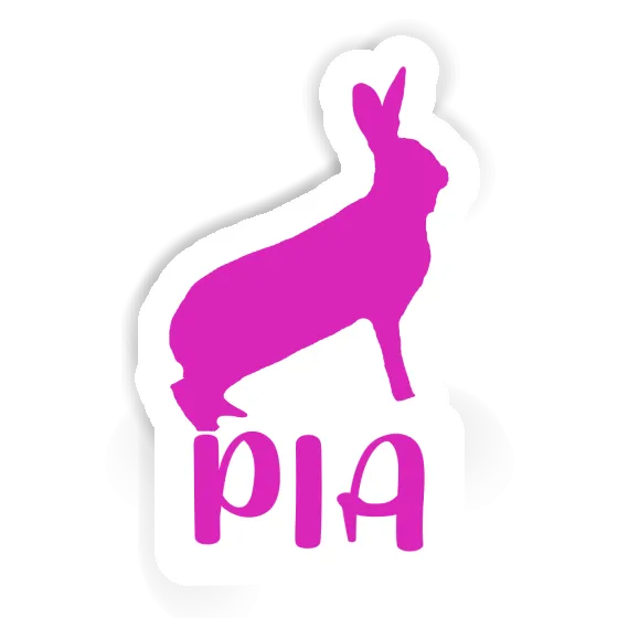 Sticker Rabbit Pia Gift package Image