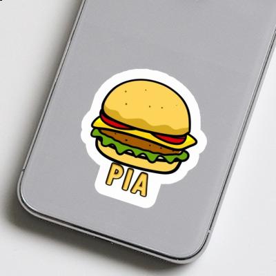 Sticker Pia Hamburger Laptop Image