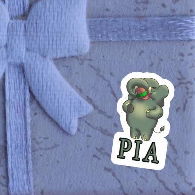 Sticker Elephant Pia Gift package Image