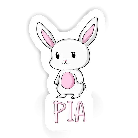 Lapin Autocollant Pia Image