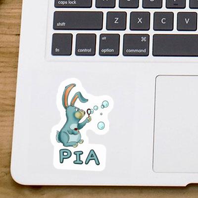 Autocollant Lapin Pia Image