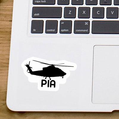 Pia Autocollant Hélicoptère Laptop Image