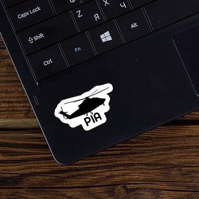 Pia Sticker Helicopter Image