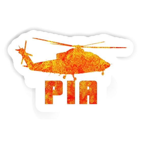 Pia Sticker Helicopter Notebook Image