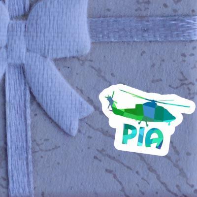 Sticker Helicopter Pia Laptop Image