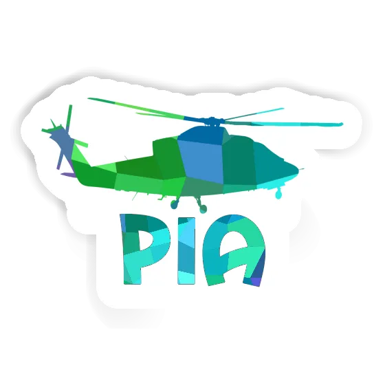 Sticker Helicopter Pia Image