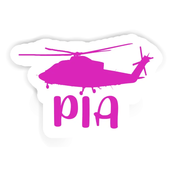 Helicopter Sticker Pia Laptop Image