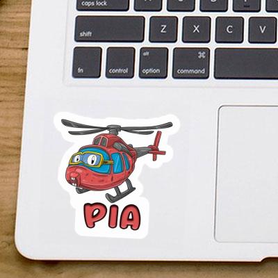 Helicopter Sticker Pia Notebook Image