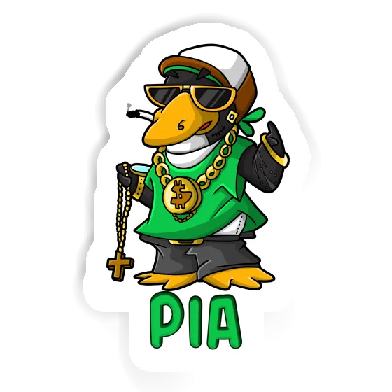 Pia Sticker Hip Hop Penguin Laptop Image