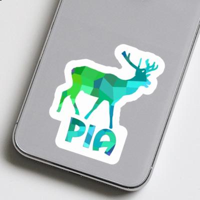 Pia Autocollant Cerf Laptop Image