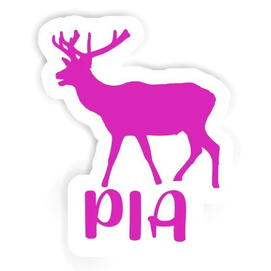 Autocollant Cerf Pia Image