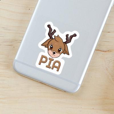 Sticker Deerhead Pia Laptop Image