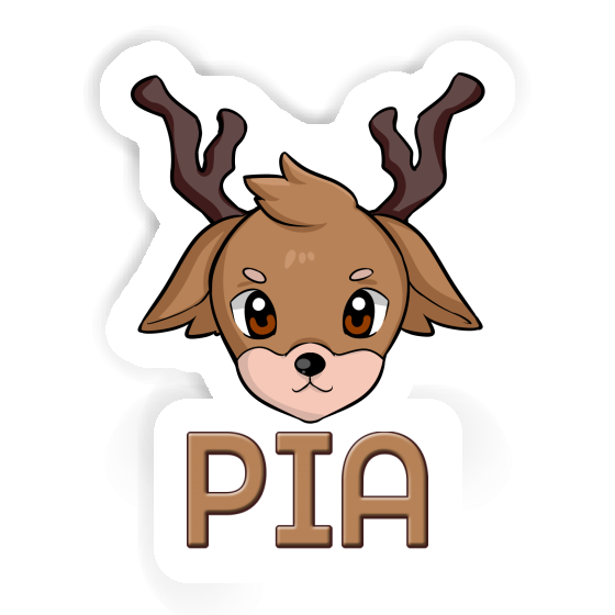 Sticker Deerhead Pia Image