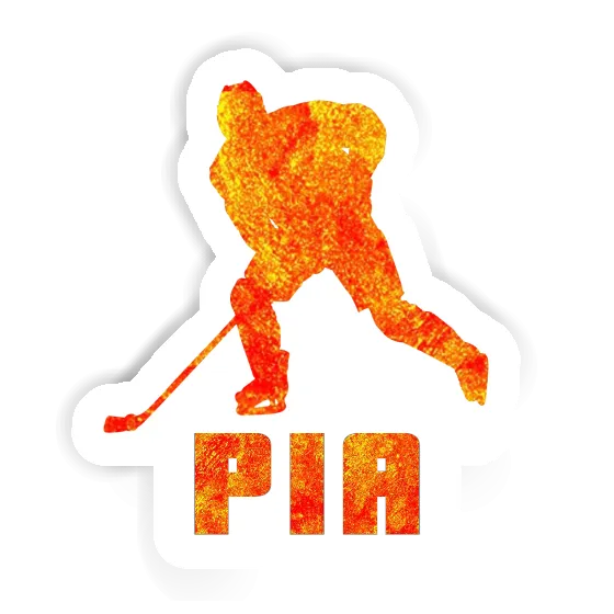 Pia Sticker Hockey Player Gift package Image