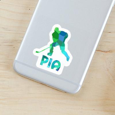 Sticker Hockey Player Pia Image