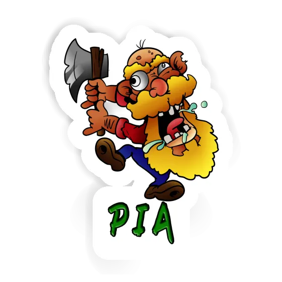 Pia Sticker Lumberjack Image