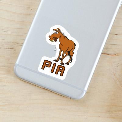 Sticker Horse Pia Notebook Image