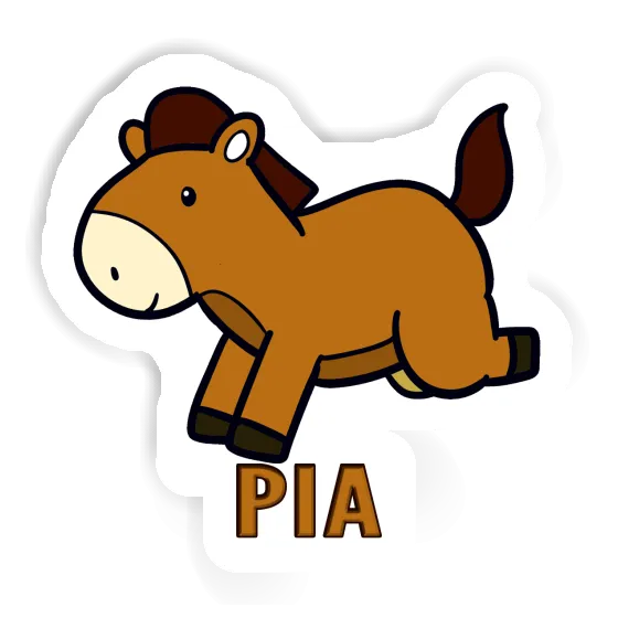 Pferd Sticker Pia Image