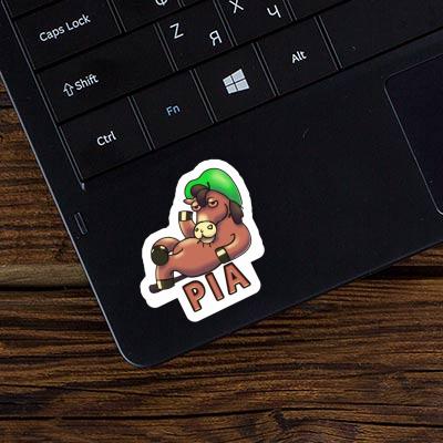 Pia Sticker Lying horse Image