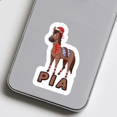 Sticker Weihnachtspferd Pia Image