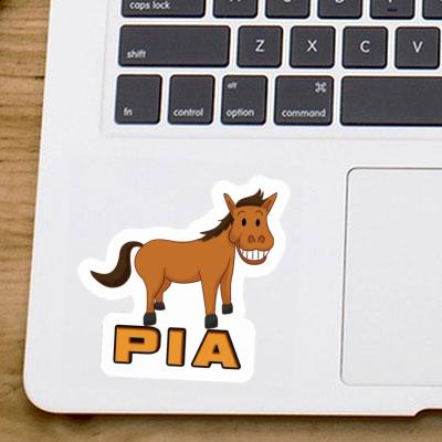 Sticker Horse Pia Laptop Image