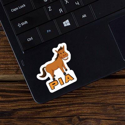 Sticker Horse Pia Laptop Image