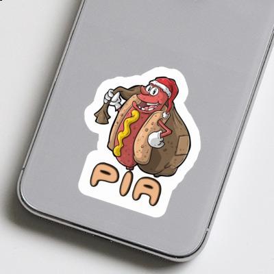 Pia Aufkleber Hot Dog Laptop Image