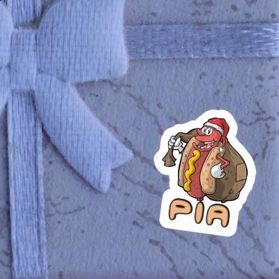 Pia Aufkleber Hot Dog Notebook Image