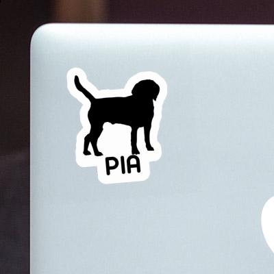 Hund Sticker Pia Laptop Image