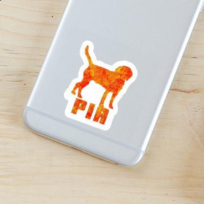 Pia Sticker Hund Notebook Image