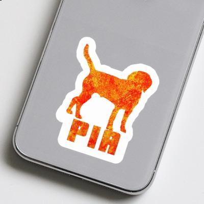 Pia Sticker Hund Notebook Image