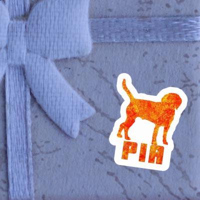 Pia Sticker Hund Laptop Image