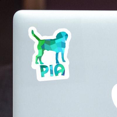 Sticker Dog Pia Notebook Image