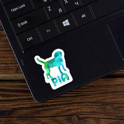 Sticker Dog Pia Laptop Image