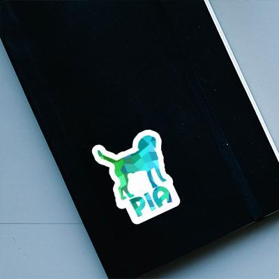 Sticker Dog Pia Notebook Image