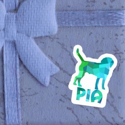 Sticker Dog Pia Notebook Image