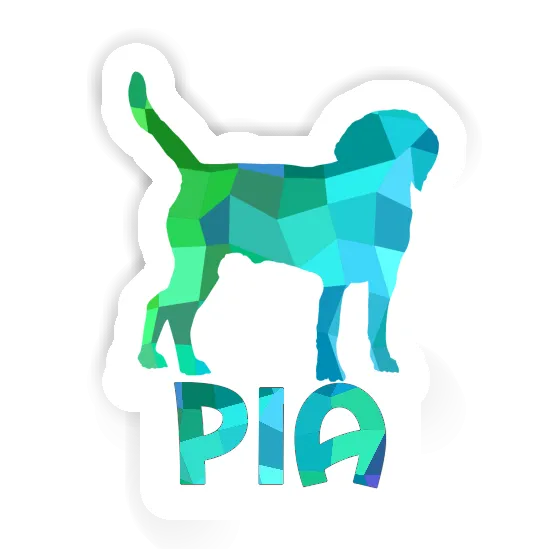 Sticker Dog Pia Notebook Image