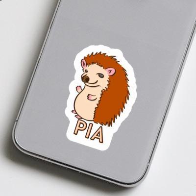 Sticker Pia Hedgehog Notebook Image