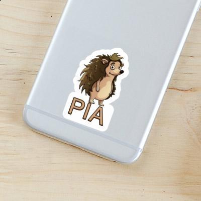 Standing Hedgehog Sticker Pia Notebook Image